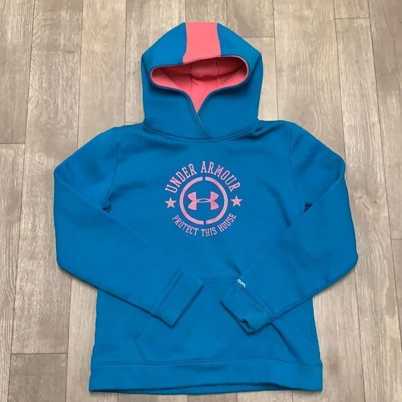 Girls Under Armour Loose Fit‎ Pullover Hoodie - Picture 1 of 5